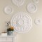Ekena Millwork Tellson Ceiling Medallion (Fits Canopies up to 6 3/4"), 30 5/8"OD x 2 1/2"P, Primed White CM30TE - alternate 9